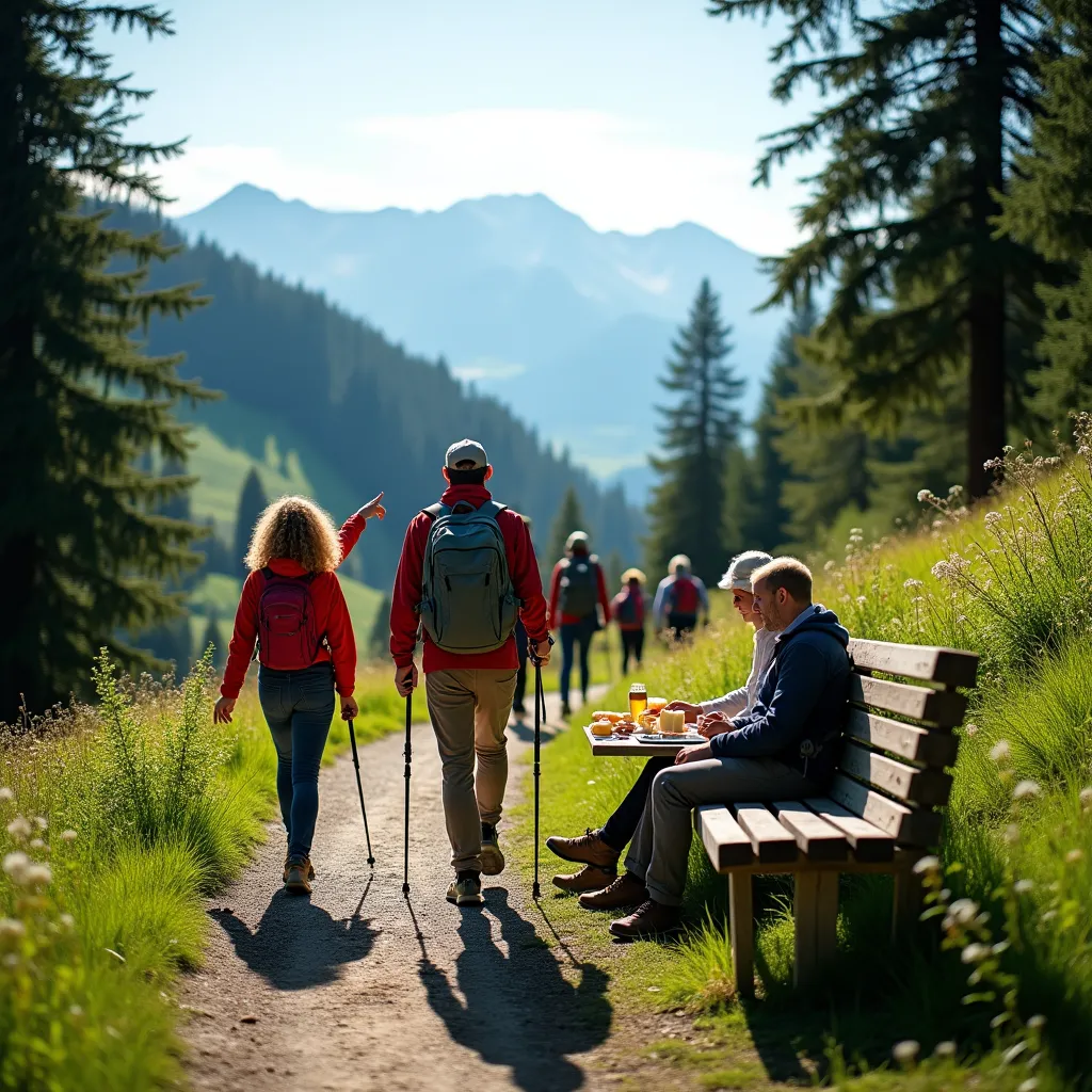 Persönliche Reiseführer für Küsten- und Bergtouren